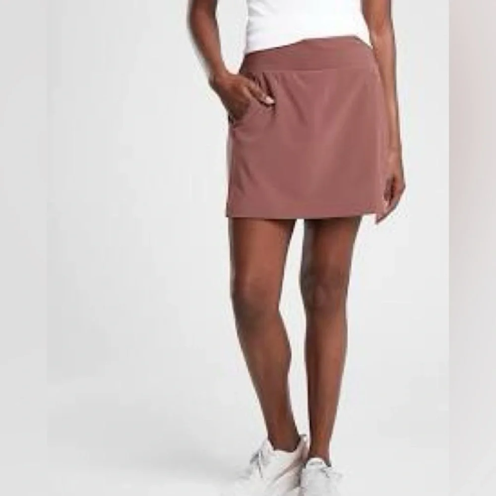 Athleta Brown Skater Skirt - Picture 8 of 8